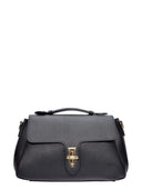 Roberta M borsa baguette ANEMONE pelle naturale-Nero