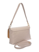 Roberta M Borsa a tracolla FRANCESCA in pelle naturale-beige