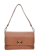 Roberta M Borsa a tracolla FRANCESCA in vera pelle - Cognac