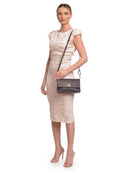 Roberta M Borsa a tracolla FRANCESCA in vera pelle - Marrone Scuro