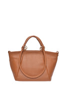 Roberta M Borsa a spalla ADELA vera pelle-Cognac