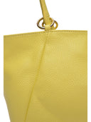 Roberta M Borsa a tracolla ADELA in vera pelle - Giallo limone