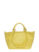 Roberta M Borsa a tracolla ADELA in vera pelle - Giallo limone