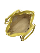 Roberta M Borsa a tracolla ADELA in vera pelle - Giallo limone