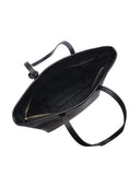 Roberta M Borsa a tracolla ZOLA in vera pelle - Nera