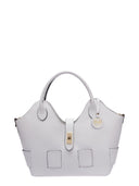 Roberta M borsa a mano CAMILA pelle naturale-bianco