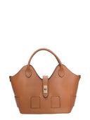 Roberta M borsa a mano CAMILA in vera pelle-Cognac