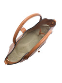 Roberta M borsa a mano CAMILA in vera pelle-Cognac