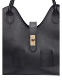Roberta M borsa a mano CAMILA pelle naturale-Nero