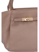 Roberta M Borsa a spalla ESME pelle naturale-Rosa cipria