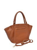 Roberta M Borsa Tote ESME in pelle naturale-Cognac