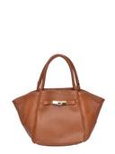 Roberta M Borsa Tote ESME in pelle naturale-Cognac