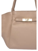 Roberta M Borsa Tote ESME in vera pelle-tortora