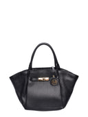 Roberta M Geanta Tote ESME piele naturala-Negru