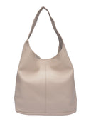 Roberta M borsa Hobo LUDOVICA vera pelle-beige