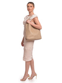 Roberta M borsa Hobo LUDOVICA vera pelle-tortora