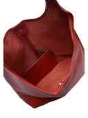 Roberta M borsa Hobo LUDOVICA in vera pelle-Rosso