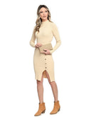 Roberta M Portofel JASMINE piele naturala taupe