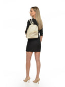 Roberta M Rucsac PATRICIA piele naturala Bej