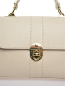 Roberta M borsa a mano RAQUEL pelle naturale-beige