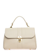 Roberta M borsa a mano RAQUEL pelle naturale-beige