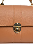 Roberta M borsa a mano RAQUEL in vera pelle - Cognac