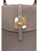 Roberta M RUCSAC/GEANTA DE MANA SERAPHINA piele naturala-taupe