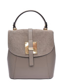 Roberta M RUCSAC/GEANTA DE MANA SERAPHINA piele naturala-taupe