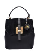 Roberta M RUCSAC/GEANTA DE MANA SERAPHINA piele naturala-Negru