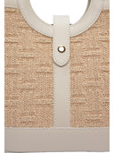 Roberta M borsa a mano LEA pelle naturale-beige