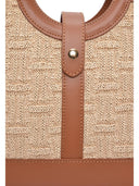 Roberta M borsa a mano LEA pelle naturale-Cognac