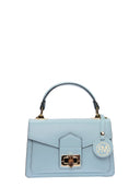 Borsa a mano Roberta M MIRUNA in vera pelle - Azzurro