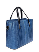 Roberta M Geanta de mana  JOSEPHINE piele naturala Albastru denim