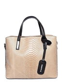 Roberta M Geanta de mana  JOSEPHINE piele naturala taupe
