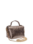 Roberta M Borsa a tracolla NIGHT vera pelle-Bronzo