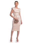Roberta M Borsa a tracolla NIGHT in vera pelle - Bronzo