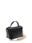 Roberta M Borsa a tracolla NIGHT vera pelle-Nero