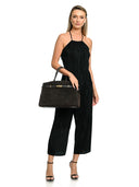 Isabella Rhea Geanta de mana  Yvonne piele naturala Maro inchis