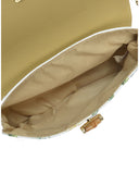 Isabella Rhea Geanta de umar  Zara piele naturala-Alb/floare multicolor