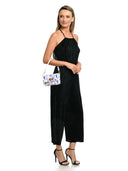 Borse a tracolla Zara in pelle naturale viola