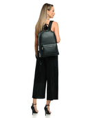 Anna Luchini Rucsac Caro piele naturala-Negru