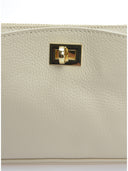 Borse Catalina Borsa tote beige in vera pelle