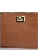 Anna Luchini Geanta de umar  Catalina piele naturala coniac