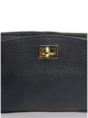 Anna Luchini Geanta de umar  Catalina piele naturala Negru