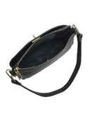 Anna Luchini Geanta de umar  Catalina piele naturala Negru