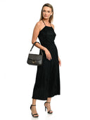 Anna Luchini Geanta de umar  Cristina piele naturala Maro inchis