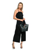 Isabella Rhea Geanta de umar  Monica piele naturala Negru