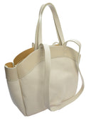 Borse Borsa a tracolla Erica beige in vera pelle