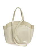 Borse Borsa a tracolla Erica beige in vera pelle
