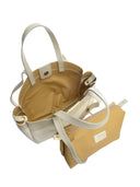 Borse Borsa a tracolla Erica beige in vera pelle